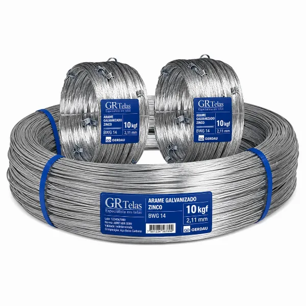 ARAME LISO GALVANIZADO 14